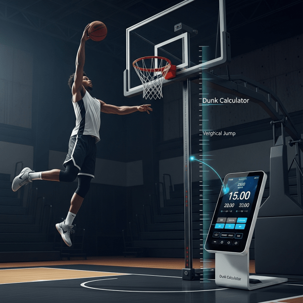 How a Dunk Calculator Helps Measure Your Vertical Jump